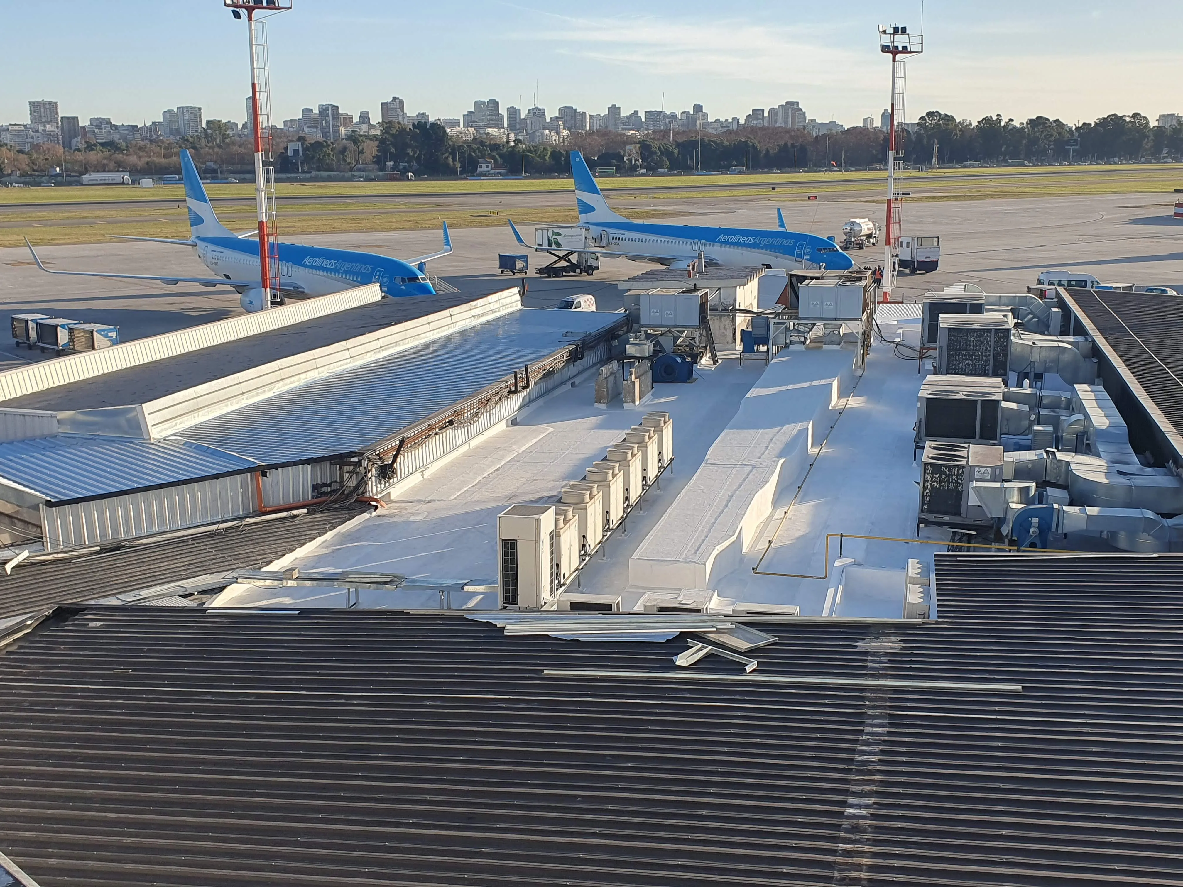 Obra Aeroparque J. Newbery — 1